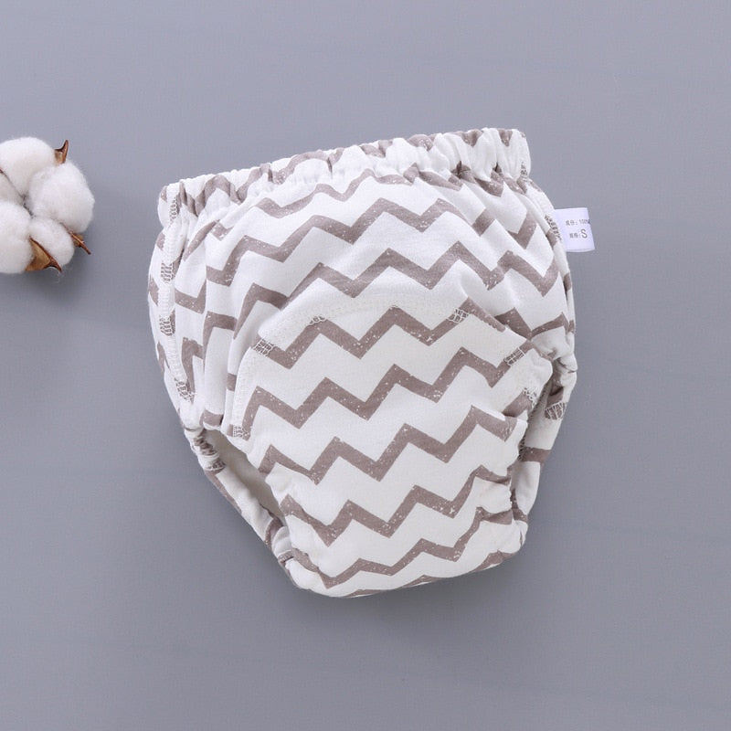 Hot 6 Layer Waterproof Reusable Cotton Baby Training Pants Infant Short Underwear Cloth Baby Diaper Nappies Panties for Children