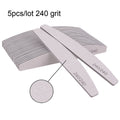 3/5/10Pcs Professional Nail File Sandpaper Strong Thick Nail Files Buffer For Manicure Sanding Half Moon Lime Nail Tools 100/180