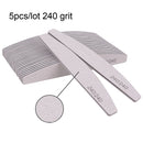 3/5/10Pcs Professional Nail File Sandpaper Strong Thick Nail Files Buffer For Manicure Sanding Half Moon Lime Nail Tools 100/180