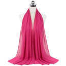 2021 Fashion Women Solid Chiffon Headscarf Ready To Wear Instant Hijab Scarf Muslim Shawl Islamic Hijabs Arab Wrap Head Scarves