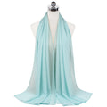 72*175cm Hijab Chiffon 2021 Maxi Big Size Scarf For Muslim Women Headscarf Ladies Headwraps Pashmina Hijab Muslim Fashion Islam