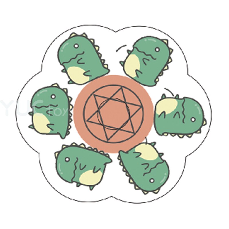 Anime Fidget Spinner Running Finger Hand Gyro Bearing Dynamic Dinosaurs Novel Gifts Cartoon Relief Stress Antistress 2021