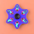 Hot Whirling Running Animation Fidget Spinner Cartoon Anime 3D Dynamic Hand Spinner for Children Adult Stress Relief Toys