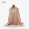 180X95CM Women Classic Muslim Crinkle Hijab Scarf Soft Cotton Head Scarves Turban Shawls Wraps Islamic Headband Femme Musulman