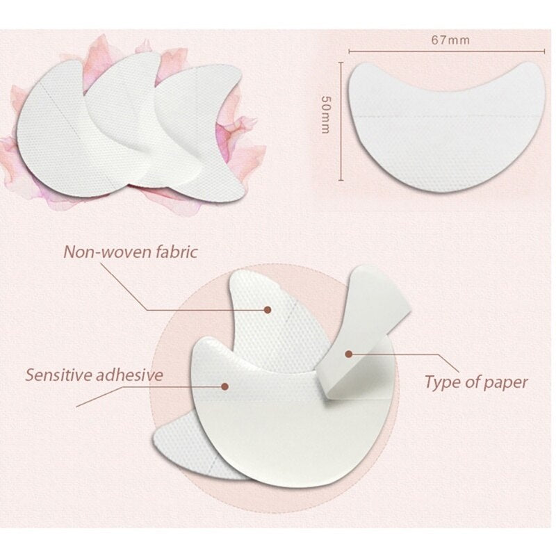 Eyeshadow Stencils Lint Free Under Eye Eyeshadow Gel Pad Sticker Eye Makeup Tools