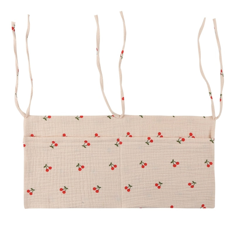 1pc Portable Baby Crib Storage Bag Multifunctional Newborn Bed Headboard Organizer For Kids Baby Bedding Diaper Bag
