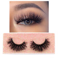 FOXESJI Makeup Eyelashes 3D Mink Lashes Fluffy Soft Wispy Natural Cross Lash Extension Reusable Fake Lashes Mink False Eyelashes