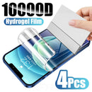 4PCS Full Cover Hydrogel Film On The For iPhone 13 12 11 14 Pro Max For iPhone XR XS MAX 6 7 8 Plus 11 12 13 14 Screen Protector
