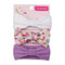 3Pcs/set Baby Headband Floral Solid Color Dot Printed Pink Bows Newborn Baby Girl Headband Hair Accessories Girls Turban