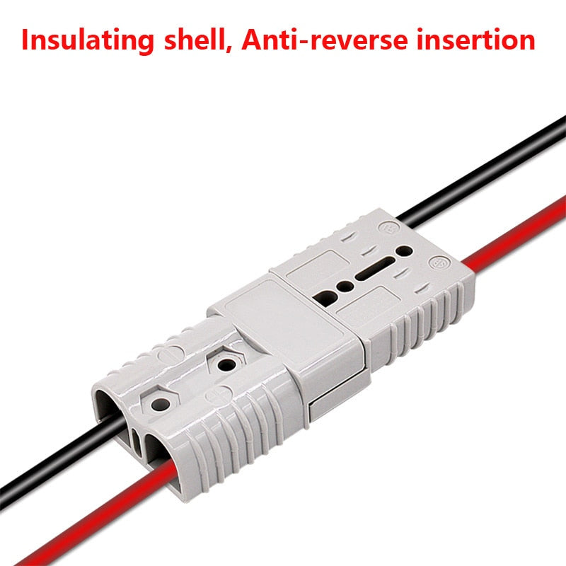 Double Pole with Copper Contact Power Connectors 50A 120A 175A 350A 600V High Current Plug for Electric Car Battery,UPS Cable