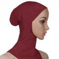 New Fashion Muslim Underscarf Women Veil Hijab Islamic Soft Cotton Solid Color Elastic Comfortable Breathable Casual Turbans