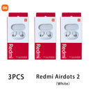 3/6/10 Pieces Xiaomi Redmi AirDots 2 Noise Reduction with Mic AI Control White Redmi AirDots S True Wireless Headset Wholesale