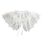 Royal Style Cotton Fake Collar Shawl Wrap Hollow Out Floral Lace Ruffled Trim Necklace Pointed Triangle Lapel Blouse