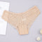 Fashion Sexy Full Lace Panties Transparent Women Briefs Female Hollow Out Low Cut Panty Breathable Bow Wholesale Underwear