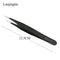 1PC Stainless Steel Straight and Curved Eyelashes Tweezers Eyelash Extension Tweezers Makeup Tools for False Eyelashes