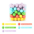 12mm 20pcs Silicone Baby Beads Round Teether Teething Beads DIY Pacifier Chain Necklace Pendant Toys BPA Free Baby Accessories