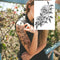 Realistic Sexy Peony Tattoos Temporary Women Adult Flower Arm Tattoos Sticker Waterproof Fake Floral Bloosom Body Leg Art Tatoos