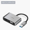 Hagibis USB 3.0 to HDMI-compatible VGA Adapter 1080P Multi-Display 2in1 USB to HDMI-compatible Converter for Windows 7/8/10 OS