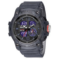 2022 New SMAEL Dual Time Men Watches 50m Waterproof Military Watches for Male 8007 Shock Resisitant Sport Watches Gifts Wtach
