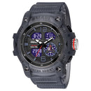 2022 New SMAEL Dual Time Men Watches 50m Waterproof Military Watches for Male 8007 Shock Resisitant Sport Watches Gifts Wtach