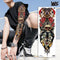 sexy tattoo stockings thigh leg temporary tatoos for women girls body stickers flowers peonies carp fish dragon snake tattoo big