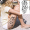 Realistic Sexy Peony Tattoos Temporary Women Adult Flower Arm Tattoos Sticker Waterproof Fake Floral Bloosom Body Leg Art Tatoos