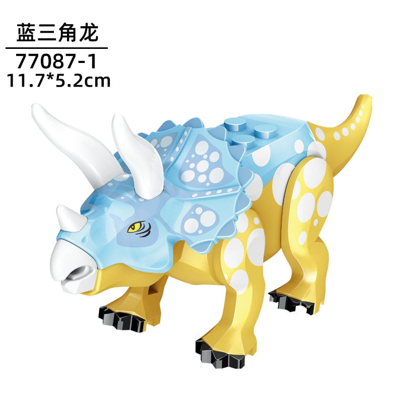 Jurassic Dinosaur Park Indominus Rex DIY Blocks Dinosaurs Tyrannosaurus Rex Tiny Models Building Block Kid Toys Animals Set Gift