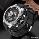 SANDA Top Luxury Watches Men Military Army Mens Watch Waterproof Sport Wristwatch Dual Display Watch Male Relogio Masculino