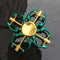 Anime Game Weapon Fidget Spinner Colorful Metal Zinc Alloy Ninja Shuriken Darts Hand Spinner Smooth Electroplate Fidget Gryo Toy