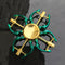 Anime Game Weapon Fidget Spinner Colorful Metal Zinc Alloy Ninja Shuriken Darts Hand Spinner Smooth Electroplate Fidget Gryo Toy
