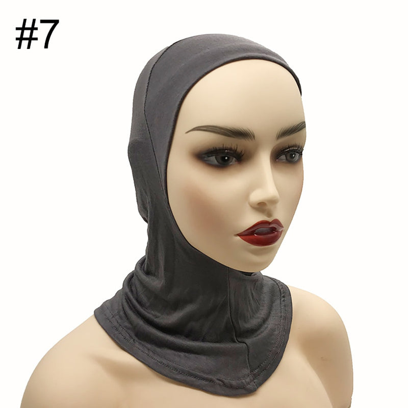 Under Scarf Hijab Cap Muslim Women Veil Turban For Women Muslim Fashion Islam Inner Cap Hijab Jersey Underscaf Caps Hat Ladies