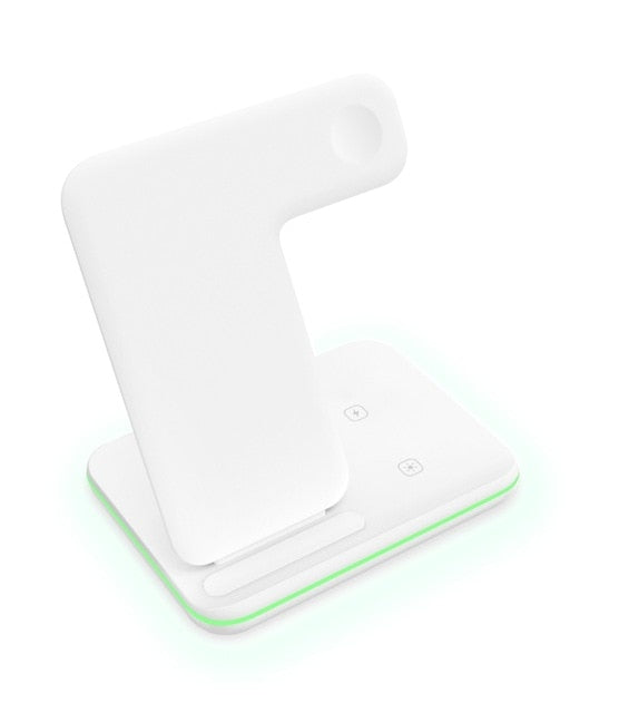 3 in 1 Wireless Charger Stand 15W Qi Fast Charging Dock Station for Apple Watch iWatch 7 AirPods Pro For iPhone 13 12 XS 8 Plus