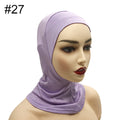 Under Scarf Hijab Cap Muslim Women Veil Turban For Women Muslim Fashion Islam Inner Cap Hijab Jersey Underscaf Caps Hat Ladies