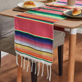 Boho Ethnic Style Beach Blanket Beach Towel Tassels Throw Rug Mexican Style Blankets Picnic Blanket Handmade Striped Tablecloth