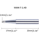 5Pcs/Set 900m-T-I 900M-T-B Welding Tool Lead-Free Soldering Iron Head Bit for Welding Accessories Soldering Iron Tip
