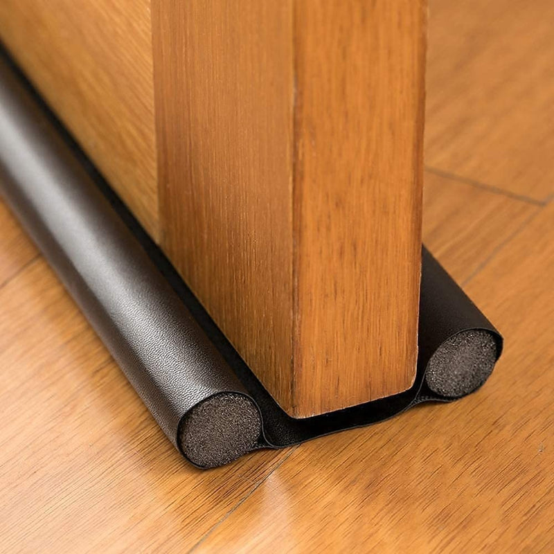 Waterproof Seal Strip Draught Excluder Stopper Door Bottom Guard Double 92/93/95/96*10cm Silicone Rubber Dustproof Soundproof