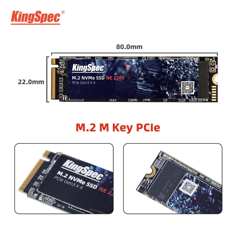 KingSpec M.2 SSD 120GB 256GB 512GB 1TB SSD 2TB hard Drive M2 ssd m.2 NVMe pcie SSD Internal Hard Disk For Laptop Desktop MSI