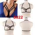 Pentagram Harness For Women Cheapest Garter Belt Erotic Goth Accessories Bondage Cupless Bra Festival Clothes Rave Sexy Lingerie
