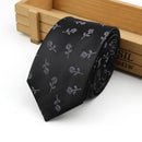 61 Colors Jacquard Striped Plaid Paisley Necktie 6cm Polyester Male Narrow Tie Skinny Tuxedo Suit Shirt Gift For Men Accessory