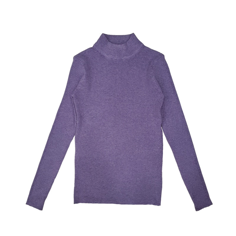 Marwin New-coming Autumn Winter Top Pull Femme Turtleneck Pullovers Sweaters Long Sleeve Slim Oversize Korean Women&