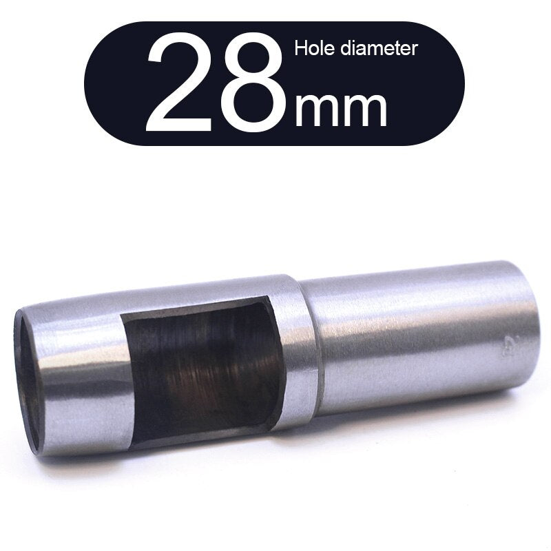 Round Punch Hollow Punch Steel Chisel Leather Puncher Cutting Tool for Belts, Metal Gaskets, Leather, Canvas (0.5mm To 60mm)