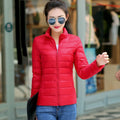 7XL Women 90% White Duck Down Coats 4XL 5XL Women&#39;s Ultra Light Duck Down Jackets Autumn Winter Warm Stand collar Hiking Coats