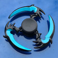 Anime Game Weapon Fidget Spinner Colorful Metal Zinc Alloy Ninja Shuriken Darts Hand Spinner Smooth Electroplate Fidget Gryo Toy