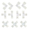 LED Strip Solderless Accessories 2/3/4/5PIN T/L/X Type Corner Connector 10mm Wide, Suitable For WS2812B WS2811 RGB RGBW  RGBWW