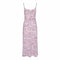 Foridol Strap Sleeveless Print Boho Summer Dress Long Women Green Floral Yellow Dresses Sundress Vintage French Style Dress