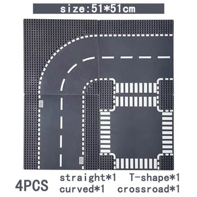 32*32 50*50 Dots Classic Base Plates Blocks DIY Small Size City Road Bricks Baseplates Construction Building Toys For Kids Gifts