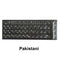 Russian French English Arabic Spanish Portuguese Hebrew Keyboard Stickers Letter Alphabet Layout Sticker For Laptop Desktop PC