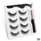 Magnetic Eyelashes 3D Mink Eyelashes Magnetic Eyeliner Magnetic Lashes Short False Lashes Lasting Handmade Eyelash Makeup Tool