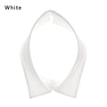 Fashion White Black Lace Fake Collar Blouse Vintage Detachable Shirt False Collar Lapel Blouse Top Women Clothes Accessories