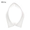 Fashion White Black Lace Fake Collar Blouse Vintage Detachable Shirt False Collar Lapel Blouse Top Women Clothes Accessories